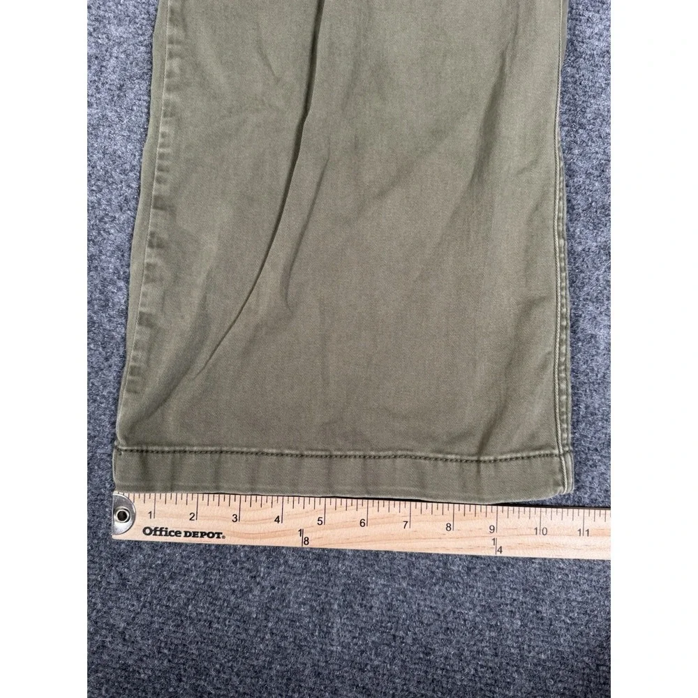 Sanctuary ReIssue Cargo Pants Womens Large Green Wide Leg Utility Adjustable - Picture 12 of 16